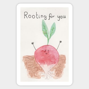 Rooting for you Sticker